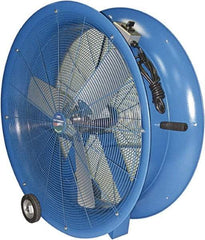 Patterson Fan - 30" Blade, 1/2 hp, 7,500 CFM, Industrial Circulation Fan - Floor Stand, 115 AC Volts, 6.2 Amps, 3 Speed - Americas Industrial Supply