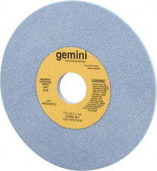 Norton - 7" Diam x 1-1/4" Hole x 1/4" Thick, I Hardness, 60 Grit Surface Grinding Wheel - Aluminum Oxide, Type 1, Medium Grade, 3,600 Max RPM, No Recess - Americas Industrial Supply