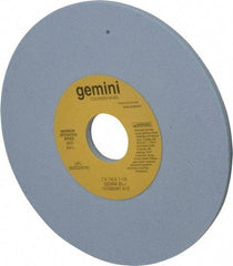 Norton - 7" Diam x 1-1/4" Hole x 1/4" Thick, J Hardness, 80 Grit Surface Grinding Wheel - Aluminum Oxide, Type 1, Medium Grade, 3,600 Max RPM, No Recess - Americas Industrial Supply