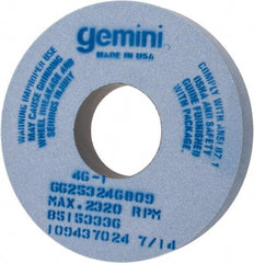 Norton - 14" Diam x 5" Hole x 2" Thick, I Hardness, 46 Grit Surface Grinding Wheel - Aluminum Oxide, Type 1, Coarse Grade, 2,320 Max RPM, No Recess - Americas Industrial Supply