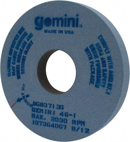 Norton - 16" Diam x 5" Hole x 2" Thick, I Hardness, 46 Grit Surface Grinding Wheel - Aluminum Oxide, Type 1, Coarse Grade, 2,030 Max RPM, No Recess - Americas Industrial Supply