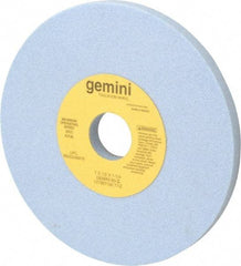Norton - 7" Diam x 1-1/4" Hole x 1/2" Thick, I Hardness, 60 Grit Surface Grinding Wheel - Aluminum Oxide, Type 1, Medium Grade, 3,600 Max RPM, No Recess - Americas Industrial Supply
