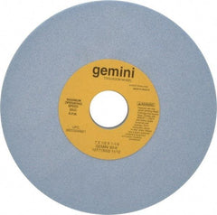 Norton - 7" Diam x 1-1/4" Hole x 1/2" Thick, K Hardness, 60 Grit Surface Grinding Wheel - Aluminum Oxide, Type 1, Medium Grade, 3,600 Max RPM, No Recess - Americas Industrial Supply