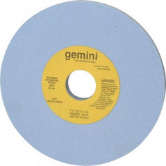 Norton - 7" Diam x 1-1/4" Hole x 1/2" Thick, K Hardness, 100 Grit Surface Grinding Wheel - Aluminum Oxide, Type 1, Fine Grade, 3,600 Max RPM, No Recess - Americas Industrial Supply