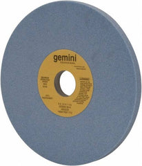 Norton - 8" Diam x 1-1/4" Hole x 1/2" Thick, K Hardness, 60 Grit Surface Grinding Wheel - Aluminum Oxide, Type 1, Medium Grade, 3,600 Max RPM, No Recess - Americas Industrial Supply