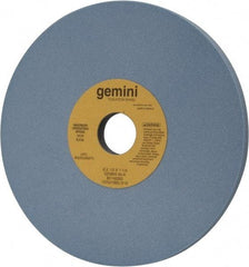 Norton - 8" Diam x 1-1/4" Hole x 1/2" Thick, K Hardness, 80 Grit Surface Grinding Wheel - Aluminum Oxide, Type 1, Medium Grade, 3,600 Max RPM, No Recess - Americas Industrial Supply
