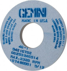 Norton - 14" Diam x 5" Hole x 1" Thick, I Hardness, 46 Grit Surface Grinding Wheel - Aluminum Oxide, Type 1, Coarse Grade, 2,320 Max RPM, No Recess - Americas Industrial Supply