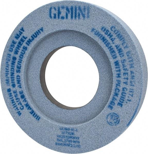 Norton - 12" Diam x 5" Hole x 2" Thick, I Hardness, 46 Grit Surface Grinding Wheel - Aluminum Oxide, Type 7, Coarse Grade, 2,705 Max RPM, Two-Side Recess - Americas Industrial Supply