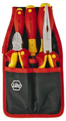 Wiha - 5 Piece Insulated Hand Tool Set - Comes in Belt Pack - Americas Industrial Supply