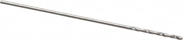 Chicago-Latrobe - 1/64" 118° High Speed Steel Jobber Drill - Bright Finish, Right Hand Cut, Spiral Flute, Straight Shank, 3/4" OAL, Standard Point - Americas Industrial Supply
