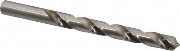 Chicago-Latrobe - 1/2" 118° High Speed Steel Jobber Drill - Bright Finish, Right Hand Cut, Spiral Flute, Straight Shank, 6" OAL, Standard Point - Americas Industrial Supply