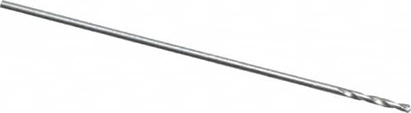 Chicago-Latrobe - #79 118° High Speed Steel Jobber Drill - Bright Finish, Right Hand Cut, Spiral Flute, Straight Shank, 3/4" OAL, Standard Point - Americas Industrial Supply