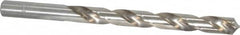 Chicago-Latrobe - Letter T 118° High Speed Steel Jobber Drill - Bright Finish, Right Hand Cut, Spiral Flute, Straight Shank, 4-7/8" OAL, Standard Point - Americas Industrial Supply