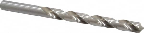 Chicago-Latrobe - Letter U 118° High Speed Steel Jobber Drill - Bright Finish, Right Hand Cut, Spiral Flute, Straight Shank, 5" OAL, Standard Point - Americas Industrial Supply