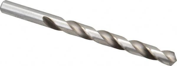 Chicago-Latrobe - Letter W 118° High Speed Steel Jobber Drill - Bright Finish, Right Hand Cut, Spiral Flute, Straight Shank, 5-1/8" OAL, Standard Point - Americas Industrial Supply