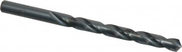 Chicago-Latrobe - Letter Q 118° High Speed Steel Jobber Drill - Oxide Finish, Right Hand Cut, Spiral Flute, Straight Shank, 4-3/4" OAL, Standard Point - Americas Industrial Supply
