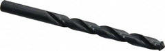 Chicago-Latrobe - Letter T 118° High Speed Steel Jobber Drill - Oxide Finish, Right Hand Cut, Spiral Flute, Straight Shank, 4-7/8" OAL, Standard Point - Americas Industrial Supply