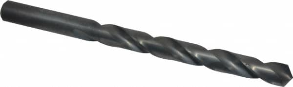 Chicago-Latrobe - Letter V 118° High Speed Steel Jobber Drill - Oxide Finish, Right Hand Cut, Spiral Flute, Straight Shank, 5" OAL, Standard Point - Americas Industrial Supply