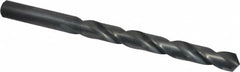Chicago-Latrobe - Letter V 118° High Speed Steel Jobber Drill - Oxide Finish, Right Hand Cut, Spiral Flute, Straight Shank, 5" OAL, Standard Point - Americas Industrial Supply