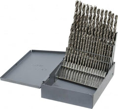 Chicago-Latrobe - 118° Point, Bright Finish, High Speed Steel Jobber Length Drill Bit Set - Americas Industrial Supply