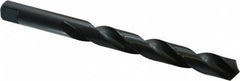 Chicago-Latrobe - 37/64" 118° High Speed Steel Jobber Drill - Oxide Finish, Right Hand Cut, Spiral Flute, Tanged Shank, 6-5/8" OAL, Standard Point - Americas Industrial Supply