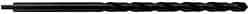 Chicago-Latrobe - 11/16", 118° Point, Spiral Flute, High Speed Steel Taper Length Drill Bit - Oxide Finish, 5-3/8" Flute Length, 9-1/4" OAL, Series 255AN - Americas Industrial Supply