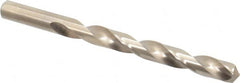 Chicago-Latrobe - 7/16" 135° Cobalt Jobber Drill - Oxide/Gold Finish, Right Hand Cut, Spiral Flute, Straight Shank, 5-1/2" OAL, Split Point - Americas Industrial Supply