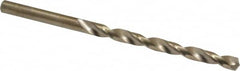 Chicago-Latrobe - #6 135° Cobalt Jobber Drill - Oxide/Gold Finish, Right Hand Cut, Spiral Flute, Straight Shank, 3-3/4" OAL, Split Point - Americas Industrial Supply