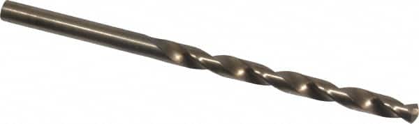 Chicago-Latrobe - #13 135° Cobalt Jobber Drill - Oxide/Gold Finish, Right Hand Cut, Spiral Flute, Straight Shank, 3-1/2" OAL, Split Point - Americas Industrial Supply