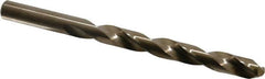 Chicago-Latrobe - 0.386" 135° Cobalt Jobber Drill - Oxide/Gold Finish, Right Hand Cut, Spiral Flute, Straight Shank, 5-1/8" OAL, Split Point - Americas Industrial Supply
