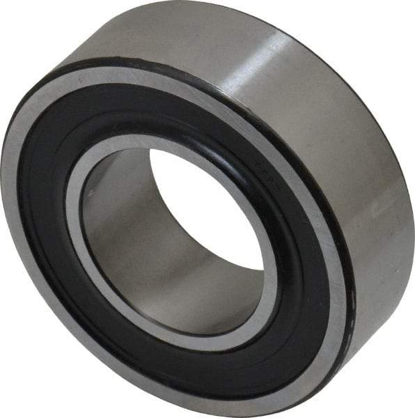 SKF - 30mm Bore Diam, 62mm OD, Double Seal Self Aligning Radial Ball Bearing - 20mm Wide, 2 Rows, Round Bore, 1,510 Lb Static Capacity, 5,350 Lb Dynamic Capacity - Americas Industrial Supply