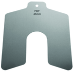 1MMX100MMX100MM 300 SS SLOTTED SHIM - Americas Industrial Supply