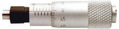 SPI - 1/2 Inch, 0.51 Inch Thimble, 0.2 Inch Spindle Diameter x Mechanical Micrometer Head - Americas Industrial Supply