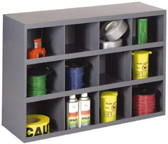 Durham - 12 Drawer, 12 Compartment, Small Parts Large Opening Storage Bin - 11-29/32" Deep x 33-7/8" Wide x 23-7/8" High - Americas Industrial Supply