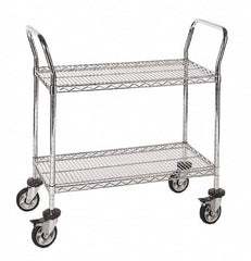 Quantum Storage - 18" Wide, 6" High, Open Shelving Wire Shelving Handle - Americas Industrial Supply