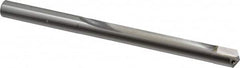 CJT - 1/2", 125° Point, Carbide-Tipped Straight Flute Drill Bit - Americas Industrial Supply