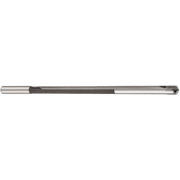 Die Drill Bit: 0.4134″ Dia, 125 °, Solid Carbide Uncoated, 5-3/4″ Flute, 7-1/4″ OAL, Series 170