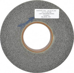 Brite Star - 8" Diam, 1" Face Width, 3" Center Hole, Fine Grade, Silicon Carbide Deburring Wheel - Convolute, Medium Density 8 Grade, 3,400 RPM - Americas Industrial Supply