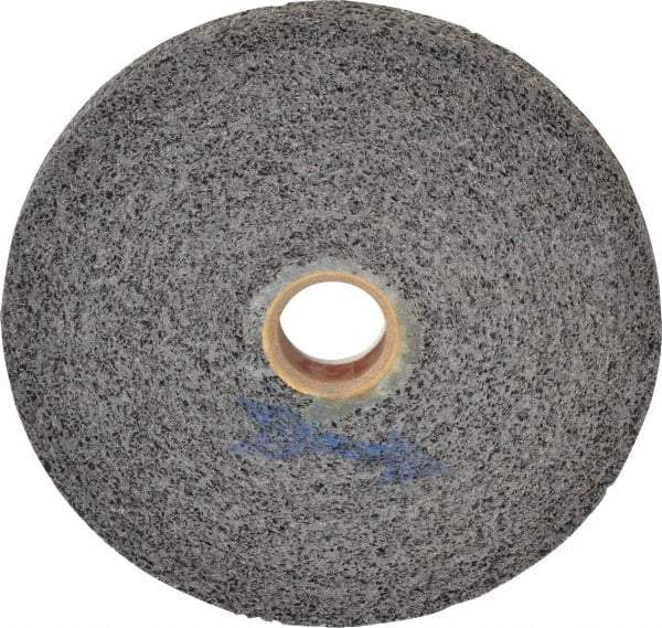Brite Star - 6" Diam, 1/2" Face Width, 1" Center Hole, Medium Grade, Aluminum Oxide Deburring Wheel - Convolute, Soft Density 5 Grade, 6,000 RPM - Americas Industrial Supply