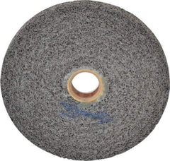 Brite Star - 6" Diam, 1/2" Face Width, 1" Center Hole, Medium Grade, Aluminum Oxide Deburring Wheel - Convolute, Soft Density 5 Grade, 6,000 RPM - Americas Industrial Supply