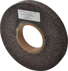 Brite Star - 8" Diam, 1" Face Width, 3" Center Hole, Medium Grade, Aluminum Oxide Deburring Wheel - Convolute, Medium Density 6 Grade, 4,500 RPM - Americas Industrial Supply