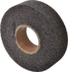 Brite Star - 8" Diam, 2" Face Width, 3" Center Hole, Medium Grade, Aluminum Oxide Deburring Wheel - Convolute, Hard Density 8 Grade, 4,500 RPM - Americas Industrial Supply