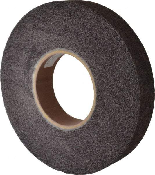 Brite Star - 12" Diam, 2" Face Width, 5" Center Hole, Medium Grade, Aluminum Oxide Deburring Wheel - Convolute, Soft Density 5 Grade, 3,000 RPM - Americas Industrial Supply