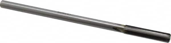 Made in USA - 5/16" Carbide-Tipped 4 Flute Chucking Reamer - Straight Flute, 0.2792" Straight Shank, 1-1/2" Flute Length, 6" OAL - Americas Industrial Supply