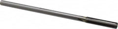 Made in USA - 5/16" Carbide-Tipped 4 Flute Chucking Reamer - Straight Flute, 0.2792" Straight Shank, 1-1/2" Flute Length, 6" OAL - Americas Industrial Supply