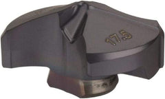Iscar - Series IDI-SK, 0.689" Diam Grade IC908 140° Replaceable Drill Tip - Carbide, TiAlN Finish - Americas Industrial Supply