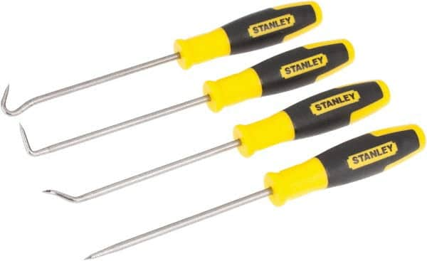 Stanley - 4 Piece Hook & Probe Set - Steel - Americas Industrial Supply