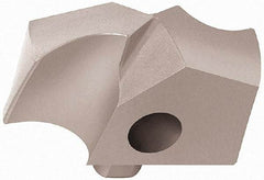 Guhring - Series 4024, 31/64" Diam 140° Replaceable Drill Tip - Carbide, Uncoated, 120 Seat Size, Through Coolant - Americas Industrial Supply