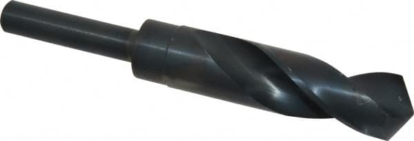 Chicago-Latrobe - 15/16" Drill, 118° Point, High Speed Steel Silver Deming & Reduced Shank Drill Bit - Oxide Finish, 6" OAL, Straight Shank, 3-1/8" Flute Length, Right Hand Cut, Standard Point, Spiral Flute, Regular Spiral - Americas Industrial Supply