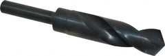 Chicago-Latrobe - 15/16" Drill, 118° Point, High Speed Steel Silver Deming & Reduced Shank Drill Bit - Oxide Finish, 6" OAL, Straight Shank, 3-1/8" Flute Length, Right Hand Cut, Standard Point, Spiral Flute, Regular Spiral - Americas Industrial Supply